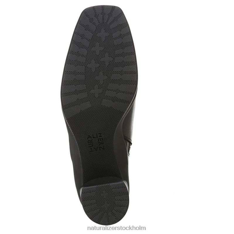 en mycket vattentät bootie svart läder 444DB280 stövlar | Naturalizer kvinnor