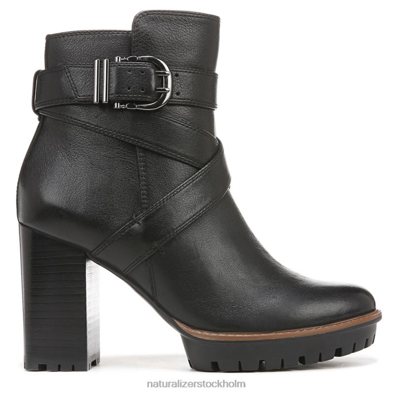 lyra stövel svart läder 444DB656 stövlar | Naturalizer kvinnor