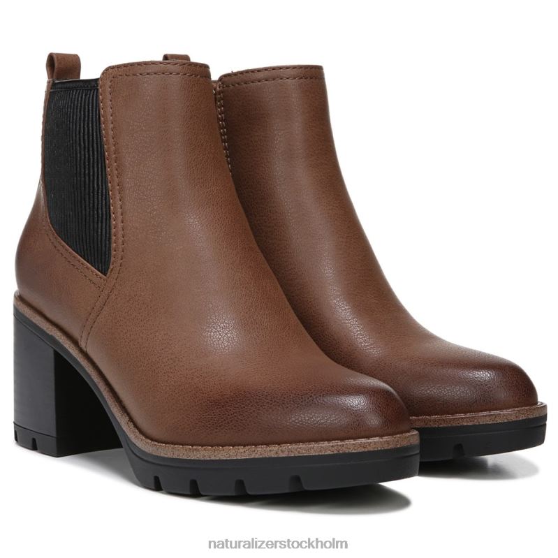 madalynn gore bootie brun slät syntet 444DB594 stövlar | Naturalizer kvinnor
