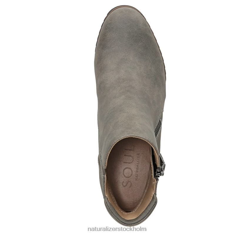 soul haley wedge bootie grå syntet 444DB282 stövlar | Naturalizer kvinnor