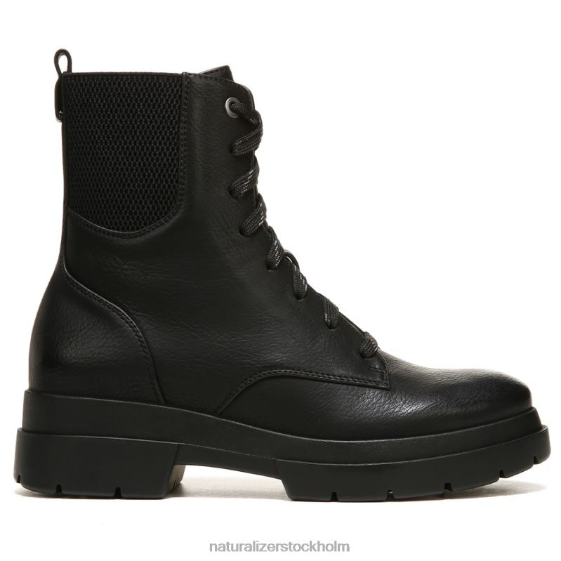 soul ozzy combat boot svart slät syntet 444DB693 stövlar | Naturalizer kvinnor
