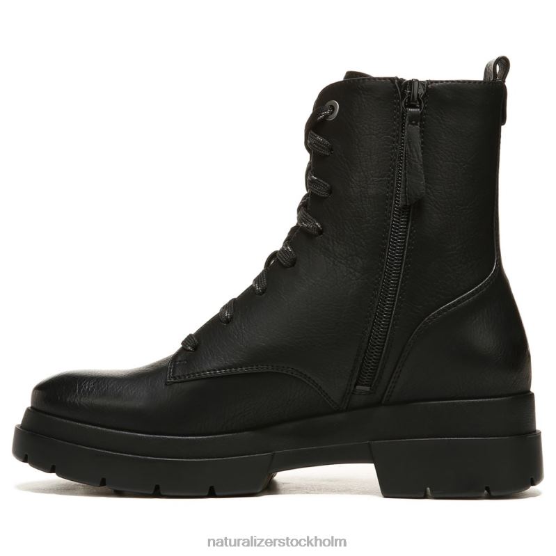 soul ozzy combat boot svart slät syntet 444DB693 stövlar | Naturalizer kvinnor
