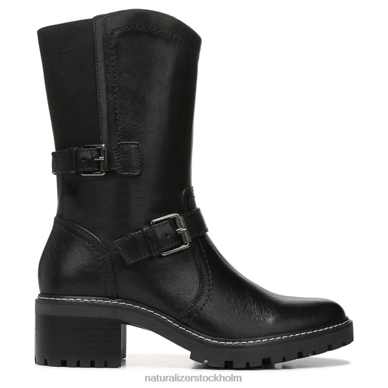 talon bootie svart läder 444DB685 stövlar | Naturalizer kvinnor